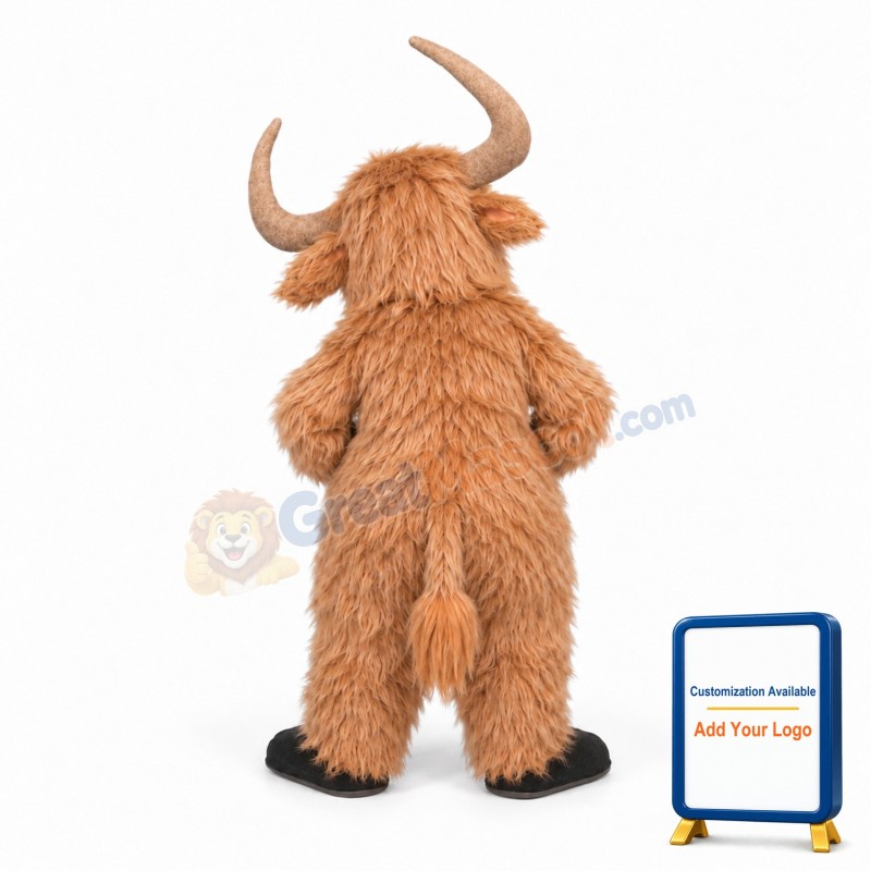 Lovely Detroit Yak Mascot Costume