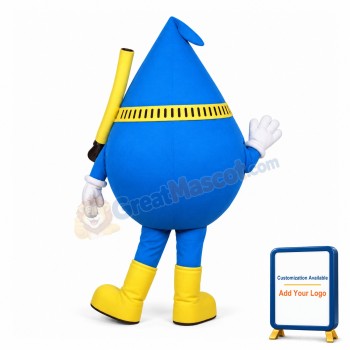 Cartoon Willie Water Drop Diver Lightweight Mascot Costume