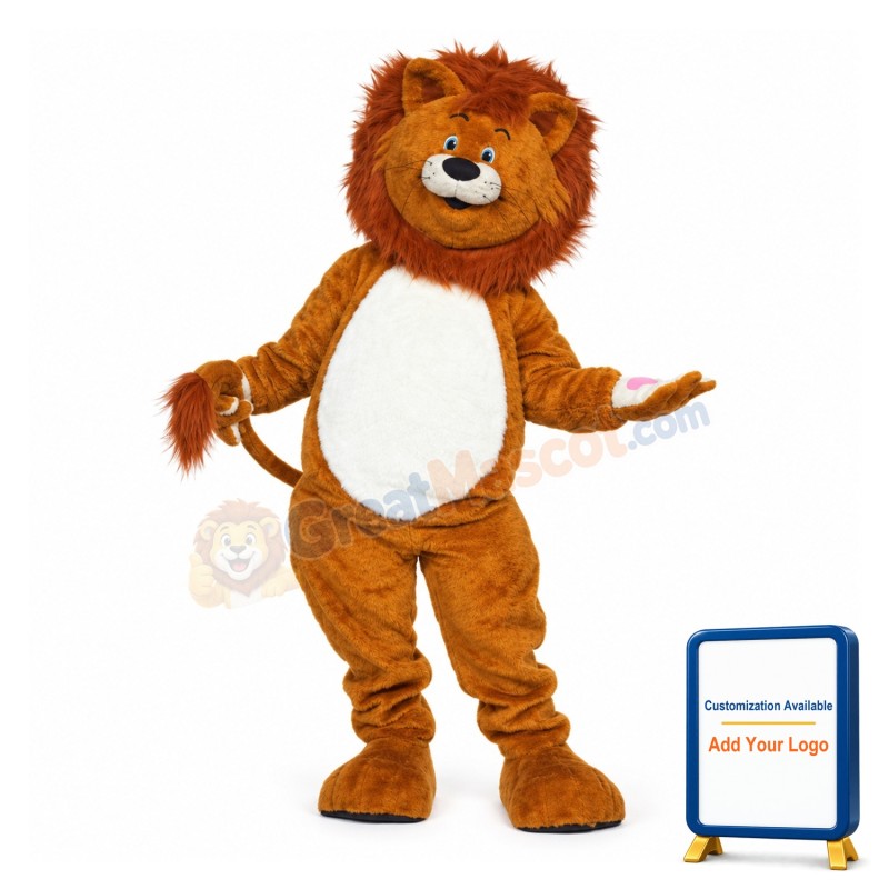 Lovely Ryan Lion Mascot Costume