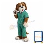 Scrubs The Health Hound Mascot Adult Costume