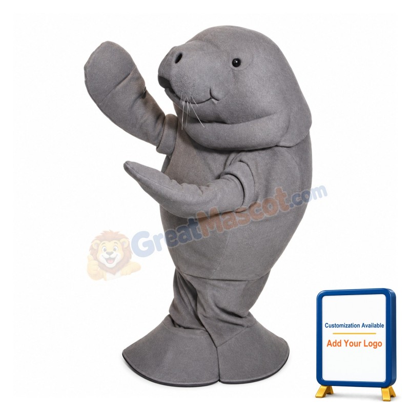 Cincy Zoo Manatee Lightweight Mascot Adult Costume