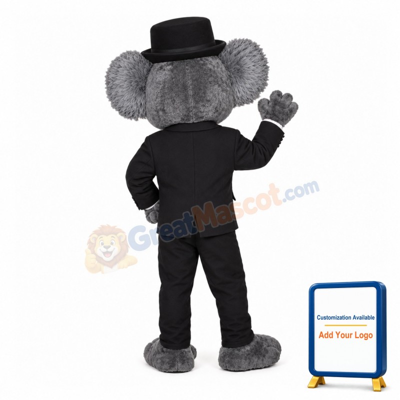 Koala Gentleman Mascot Adult Costume