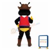 Lovely Cartoon Bee Cowboy Mascot Adult Costume