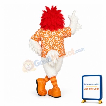 Cool B.C. Rooster Mascot Costume