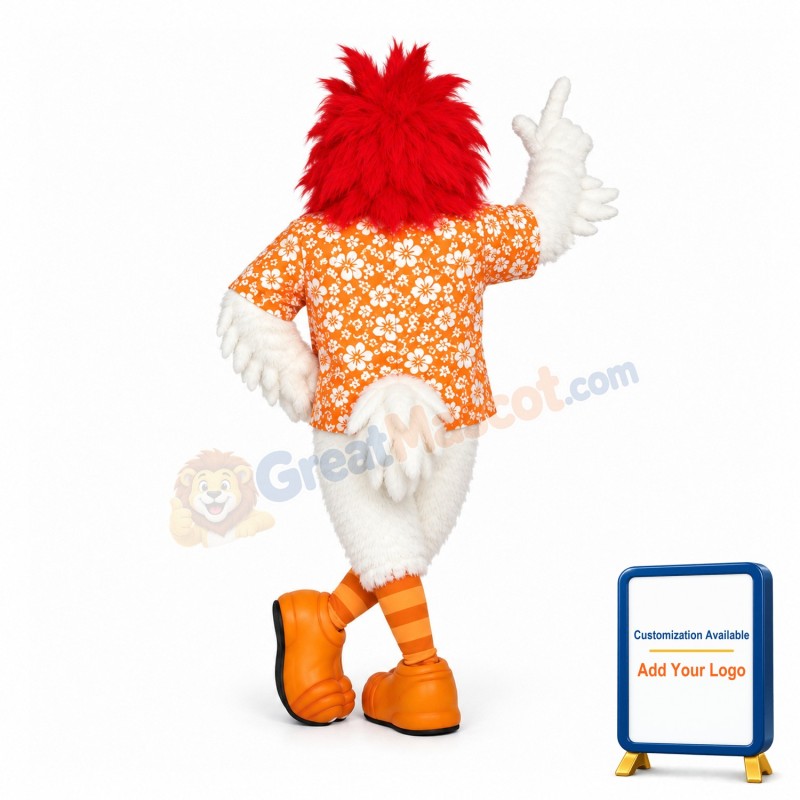 Cool B.C. Rooster Mascot Costume