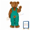 Lovable Corduroy Bear Mascot Costume