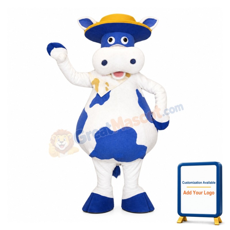 Dee Corporate Mascot Costume For Dairy Mart