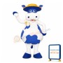 Dee Corporate Mascot Costume For Dairy Mart