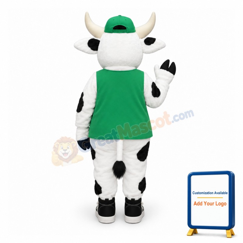Milk Cow Volunteer Mascot Costume