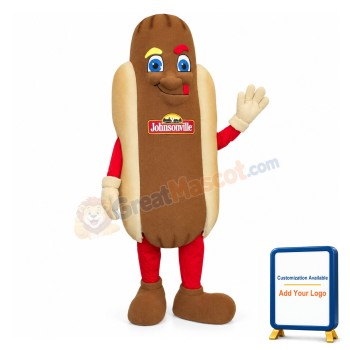 Funny Cartoon Hot Dog Lightweight Mascot Adult Costume