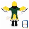 College Basketball Yellow Hawk Mascot Costume