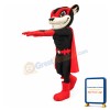 Flying Squirrel Superhero Mascot Adult Costume