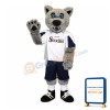 Grey Wolf Sports Football Mascot Adult Costume