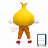 Cartoon Yellow Garlic Lightweight Mascot Adult Costume