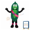 Cartoon Sugar Snap Pea Mascot Costume For Adult