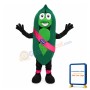 Cartoon Sugar Snap Pea Mascot Costume For Adult