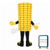 Smiling Cartoon Corn Mascot Adult Costume