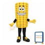 Smiling Cartoon Corn Mascot Adult Costume