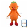 Cartoon Orange Puppet Mascot Costume Adult Size