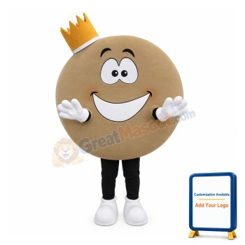 Cartoon Pancake Queen Lightweight Mascot Adult Costume