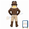 Angry Aviator Mascot Adult Costume