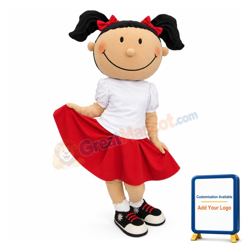 Cute Little Girl Mascot Costume