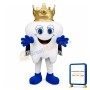 Cartoon Tooth King Lightweight Mascot Costume