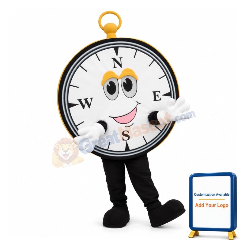 Adult Cartoon Compass Lightweight Mascot Costume