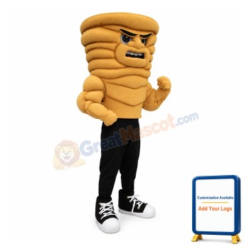 Angry Cartoon Power Cyclone Lightweight Mascot Adult Costume