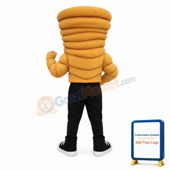 Angry Cartoon Power Cyclone Lightweight Mascot Adult Costume