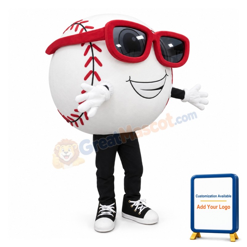 Cool Cartoon Baseball Lightweight Mascot Costume 