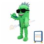 Cool Cartoon Green Cactus Mascot Costume 