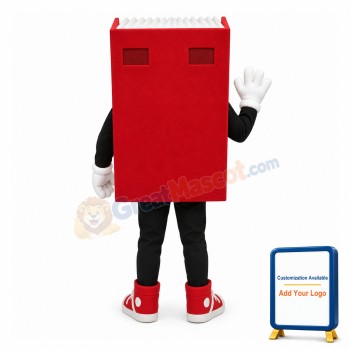 Lightweight Red Book Mascot Costume