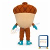 Adult Cartoon Acorn Lightweight Mascot Costume