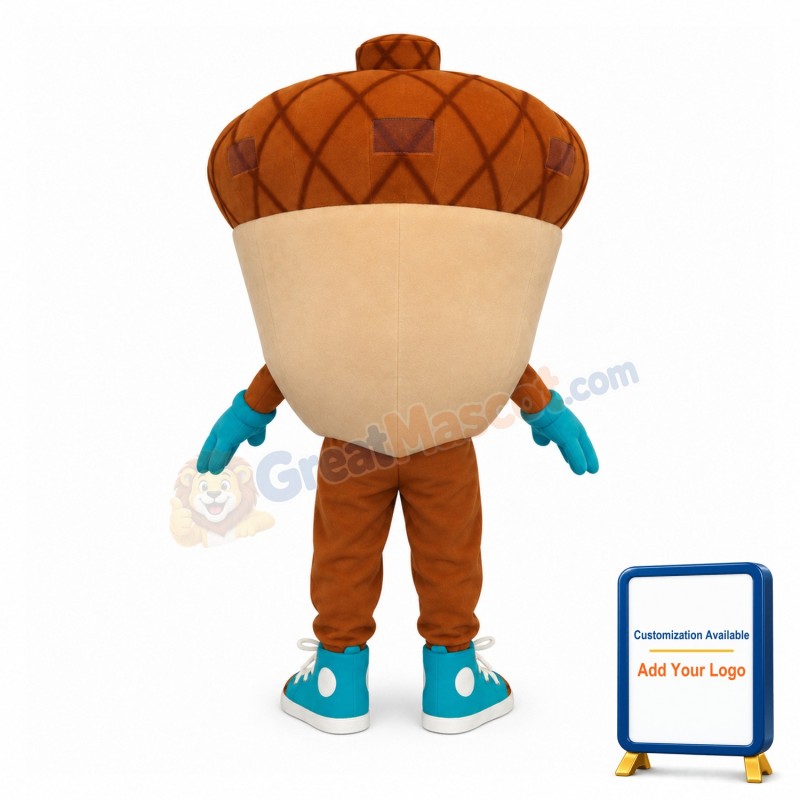 Adult Cartoon Acorn Lightweight Mascot Costume