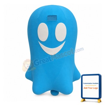 Cartoon Blue Ghost Lightweight Mascot Costume