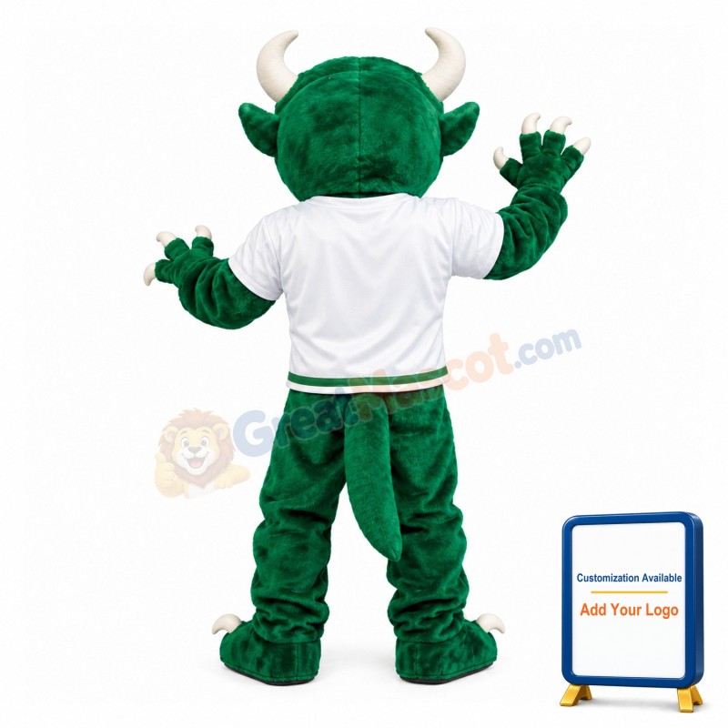 Fearsome Green Monster Hodag Mascot Costume