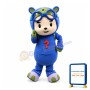 Adult Cartoon Talking Moya Hutos Mascot Costume