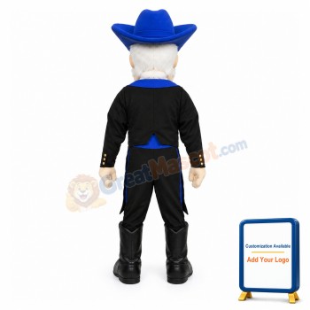 Kind Old Cowboy Mascot Adult Costume