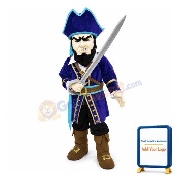 Evil Purple Patriot Mascot Costume