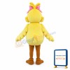 Graceful Cartoon Yellow Chicken Mascot Costume