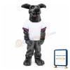 Grey Dog Mascot Adult Costume