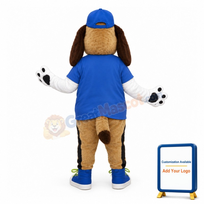 Sport Dog Mascot Adult Costume