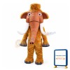 Lightweight Brown Mammoth Animal Mascot Costume