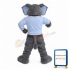 Fierce Power Gray Elephant Mascot Costume