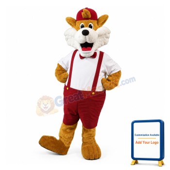 American Fox Mascot Adult Costume
