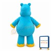 Cute Cartoon Blue Hippo Mascot Costume