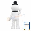 Snowman Gentleman Mascot Costume
