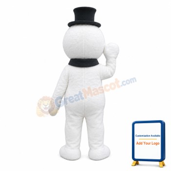 Snowman Gentleman Mascot Costume