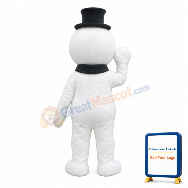 Snowman Gentleman Mascot Costume